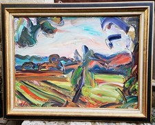 Paysage d'Allauch par Antoine FERRARI 1910-1995