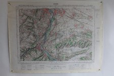 Ancienne Carte IGN Givors 1/50000 type 1922 (74590)