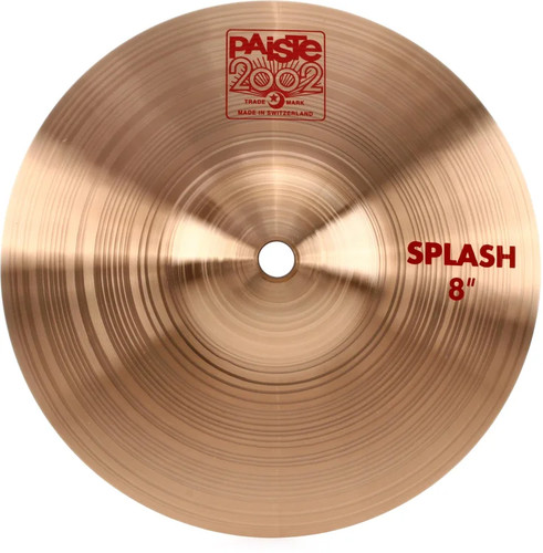 Paiste 2002 splash cymbal - paiste, 8"