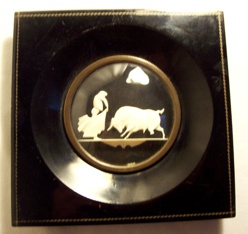 Miniature sculpture corrida - sculpture,