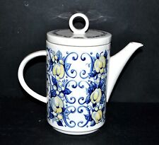 VILLEROY & BOCH, Cafetière CADIZ en porcelaine vintage 1970-1980