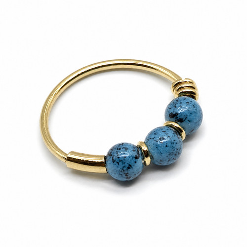 Bague nez turquoise 8mm - turquoise,