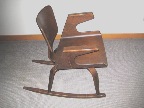 Midcentury thonet rocking - midcentury,