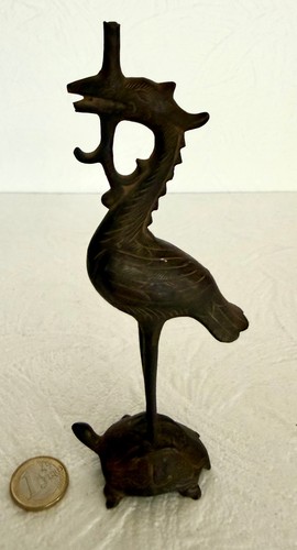 Bougeoir ancien bronze - ancien, bronze/