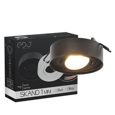 Spot de plafond encastré SKAND MINI Noir GU10 IP20 Rond EDO SOLUTIONS