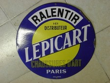 ancien Plaques émaillée