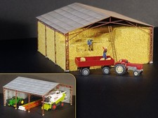 Hangar métallique avec ballots de paille  HO Régions Compagnies FIF002