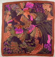 Magnifique foulard vintage  " Balenciaga  "