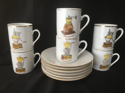 Tasses sous - tasses, 6