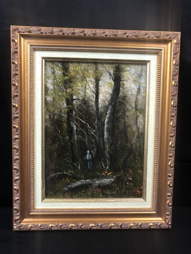 Huile sur panneau - -, ecole