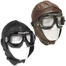 Aviateur Capot en Cuir S-XXL