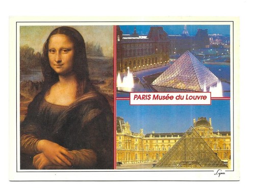 Carte postale mona lisa la - postale,