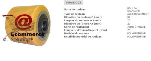Galet roue transpalette - transpalette, wn