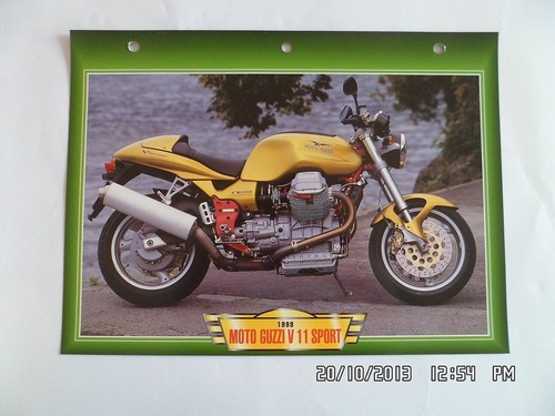 Carte fiche moto - carte, guzzi