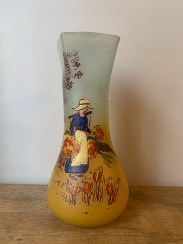 Ancien vase émaillé legras - ancien,