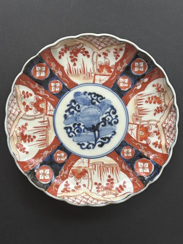 Belle ancienne assiette - assiette, imari