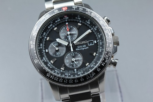 Montre chronographe solaire