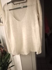 Pull lin écru Masscob taille S 