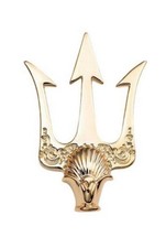 Broche bijou style trident du