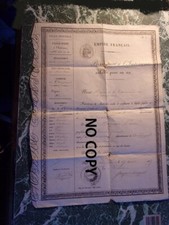 Passe-port du 19/08/1855 PIERRE MAZEAU Jardinier fleuriste Champniers 24