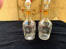 2 Carafes en Cristal de