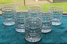 6 verres a whisky taillé