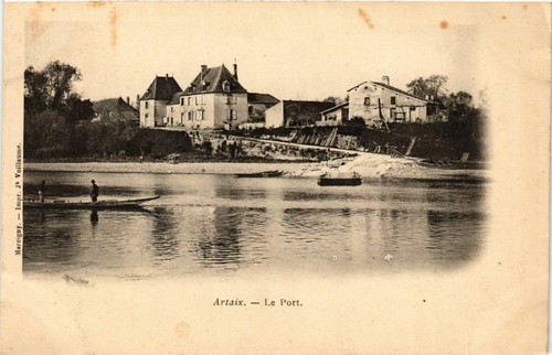Cpa artaix port france - le,