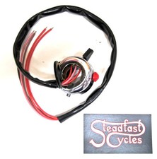 Tricon Interrupteur Klaxon Dip Kill Moto Guidon Montage BSA S3858 68-0822