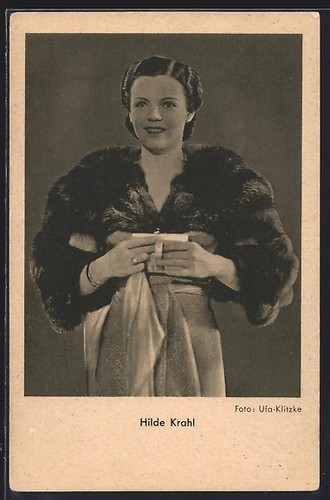 Actrice hilde krahl posant - actrice,