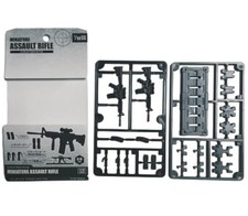 Fusil d'assaut miniature échelle 1/12 comprend une base compatible avec une s...