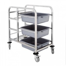 Chariot inox de cantine 3