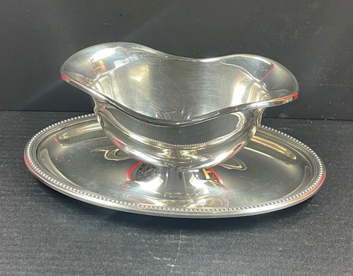 Saucière métal argenté - métal,