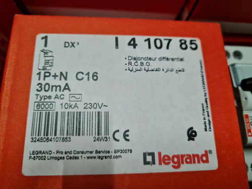 Disjoncteur differentiel n - disjoncteur, 1p+n
