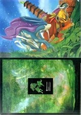 Clear File Legendary Sprint Suicune Raikou Entei A4 Pokemon Center Limited