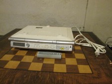 Sony ICF-CD543RM Under Cabinet Clock Radio CD Player w/ Remote - Works