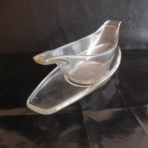 Saucière verre art - , déco