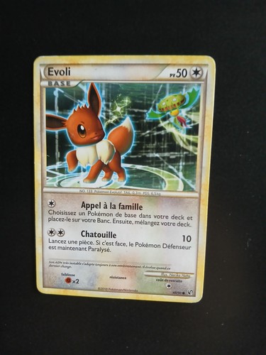 Carte pokémon evoli - carte,