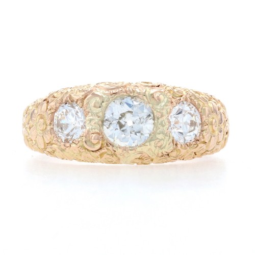 Jaune diamant art déco - or,