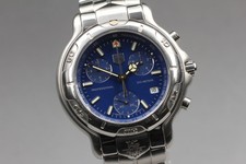 [N COMME NEUF] TAG Heuer 6000 Professional Chronograph CH1111 Blue Dial...