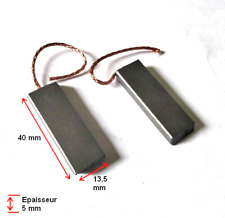 LFD240095 Balais Charbon 5x13,5x40 mm moteur lave linge WHIRLPOOL BAUKNECHT