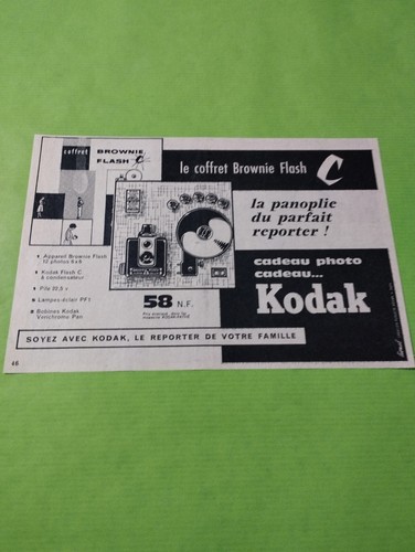 Publicite kodak coffret - publicite,