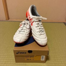 Chaussures à crampons de football ASICS DS LIGHT X-FLY 6 blanc/rouge flash...