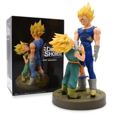 Figurine Dragon Ball Z  Vegeta majin et trunk 20 Cm Jouet Manga Collection 