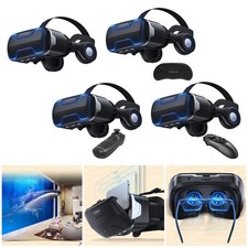 G02Ed Lunettes 3D VR Lunettes Réglables à 360 Degrés Casque Léger
