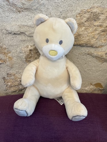 Doudou peluche ours assis - o/,