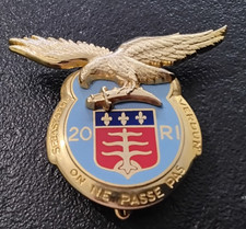 Insigne Militaire RI 20èm Régiment Infanterie A.Bertrand Atlas (C11)