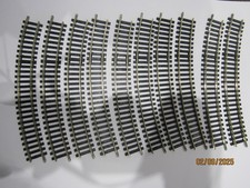 J&L JOUEF & LIMA HO 10 rails courbes R385 30° maillechort