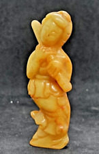 Ancienne statue sculpture représentation geisha jade hetian artisanat chinois