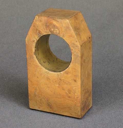Porte réveil bois loupe - loupe, de
