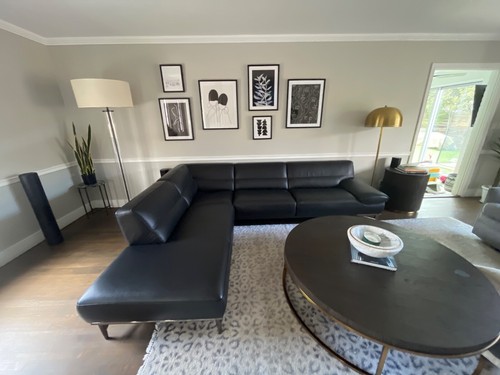 Roche bobois black - bobois, sectional